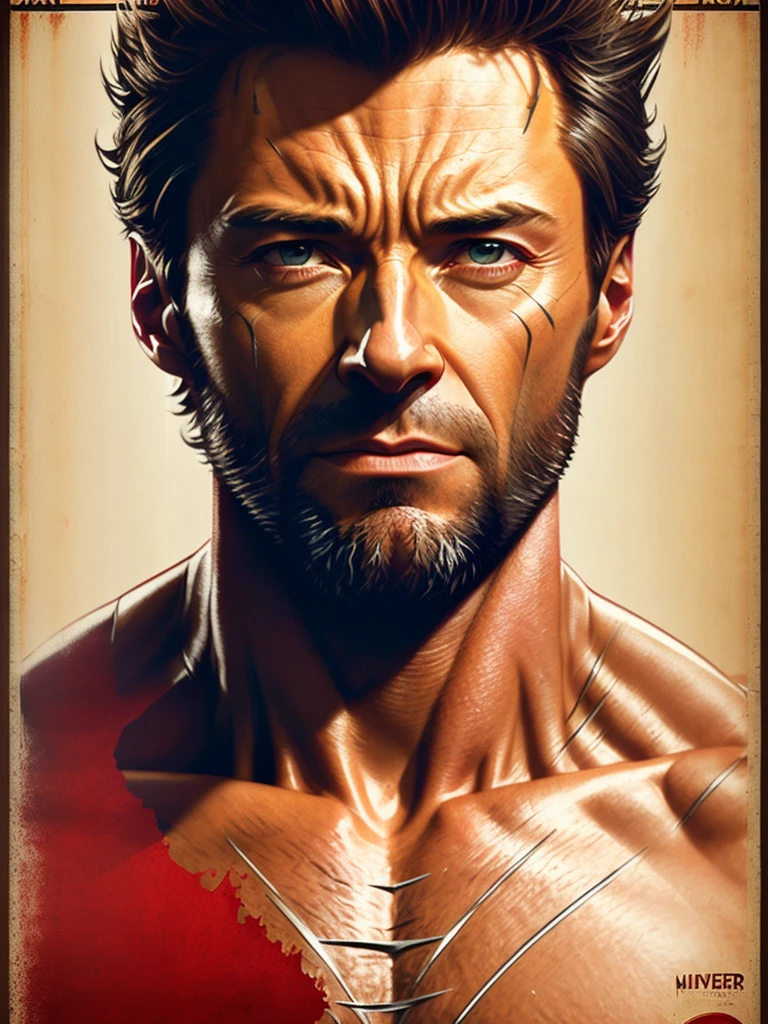 Hugh Jackman as wolverine, vhs effect, (poster:1.6), poster on wall, nostalgia, movie poster, portrait, close up
(skin texture), intricately detailed, fine details, hyperdetailed, raytracing, subsurface scattering, diffused soft lighting, shallow depth of field, by (Oliver Wetter)