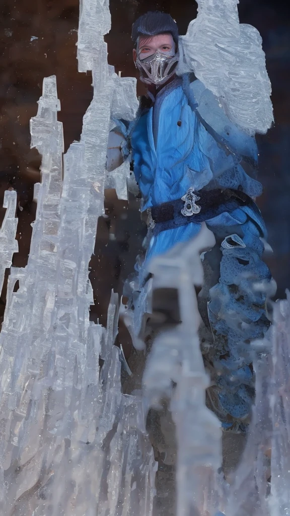 ((Subzero do mortal Kombat, ultra realistic)), (((fully body))), ((perfect hands)), stunning, hyper realistic, octan render, surrounded by the effect of cold air and ice, mortal kombat style, old background, chic, stunning, (wall-paper), conceptual artwork, details Intricate, highy detailed, ((cinemactic)), Dramatic, (extremely high quality, awarded, master part:1.5), (photorrealistic:1.5), fot, Realistic photo, Nikon, naturallight, 4K, highes definition, xf iq4, 150MP, 50 millimeters, ISO 1000 Certification, 1/250 Years, naturallight, Adobe Lightroom, photolab, Photographic Affinity, PhotoDirector 365,