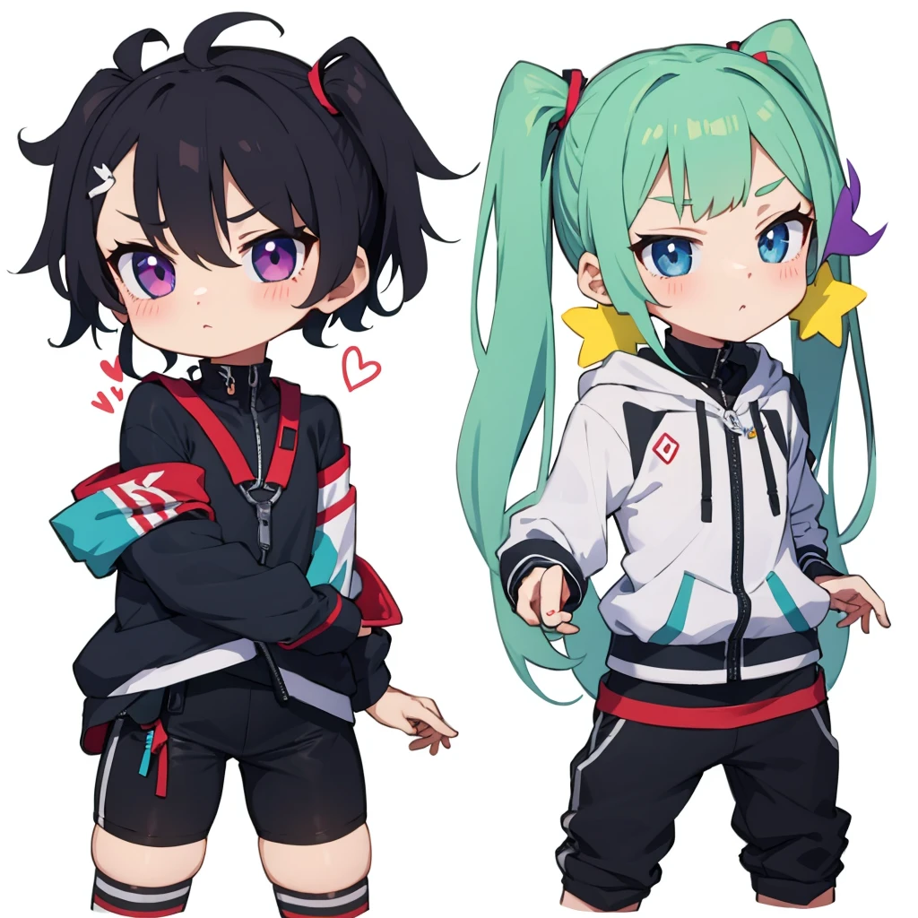 Anime boy and girl