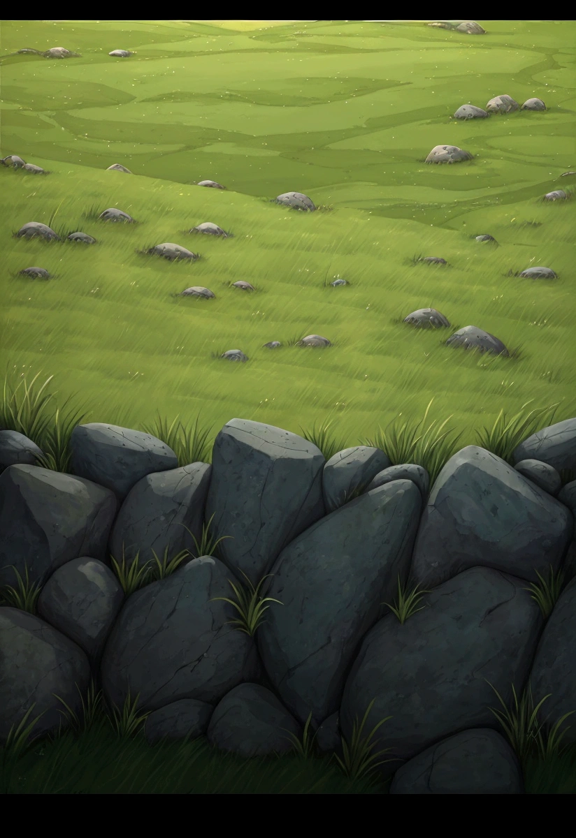 a close up of a stone wall with grass and rocks, grassy stones, background art, hand painted textures, stylised hand painted textures, grass and rocks, mobile game background, game texture, overgrown background, stylized grass texture, background artwork, hd detailed texture, 2d game background, stylised textures, wet grass and stones, realistic detailed background