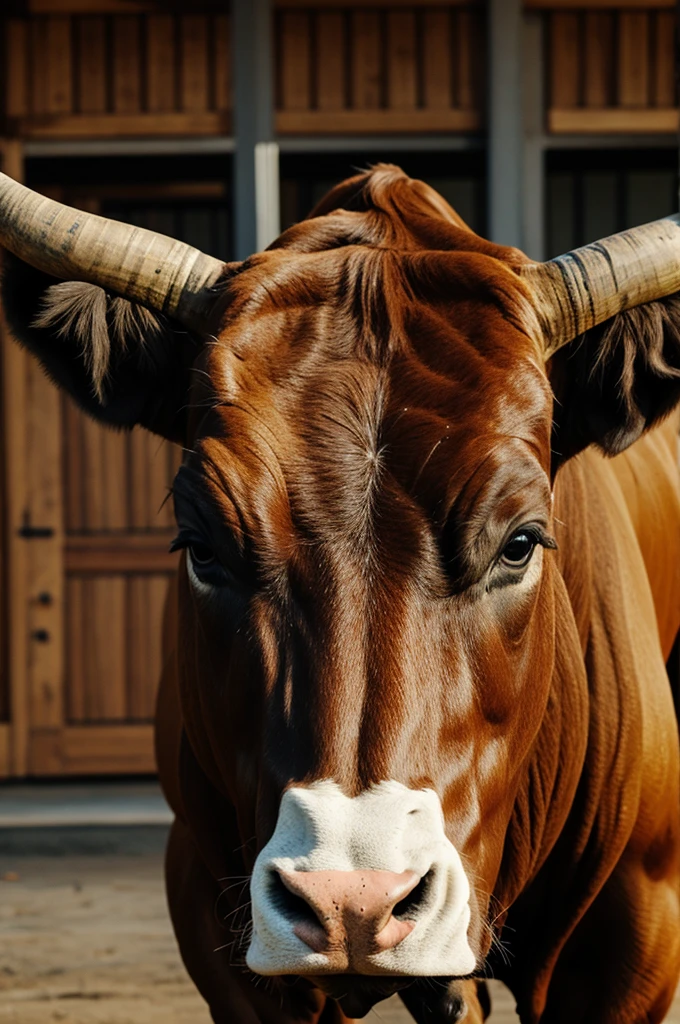 bull face