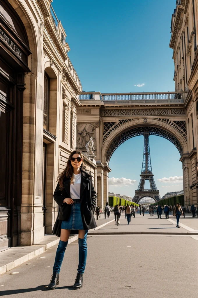 Girl in Paris France