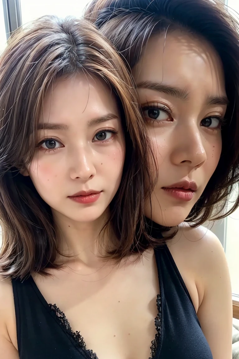 (Realistic:1.3、Ultra HD、Ultra-high resolution、8K、Female Japanese Housewife、寝室でNipplesを披露するMature Woman:1.5、At the bed)、((Look Viewer:1.8))、(Extremely realistic skin texture:1.4)、(Realistic:1.3)、short hair、((Embarrassed expression:1.5))、(blonde:1.5)、48-year-old woman、Mature Woman、Ponytail Hairstyles、(Brown eyes:1.3)、(Face close-up:1.25)、(Sweaty:1.2)、(Nipplesを見せる:1.3)、((衣服から突き出たNipples:1.4,))、dress、美しいNipples、Nipples、(Shooting from the side:1.1)、Drooling、