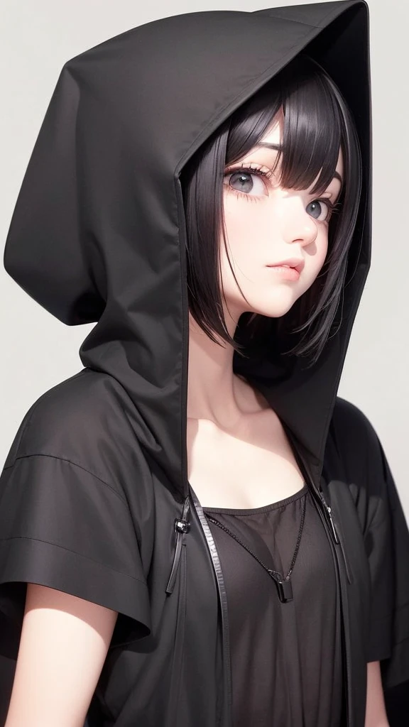 Add a black-haired man to the drawing