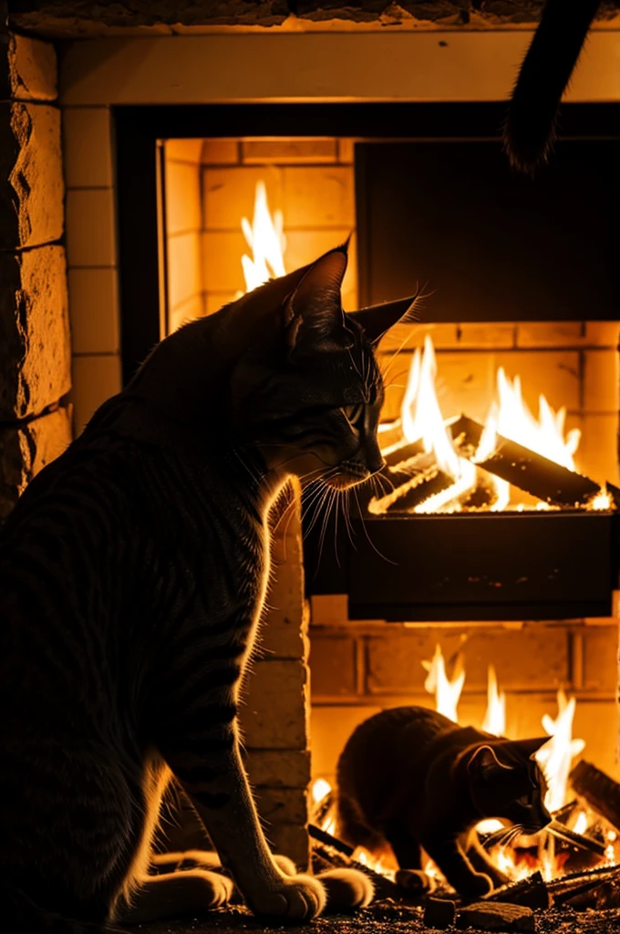 Cat into the fire
