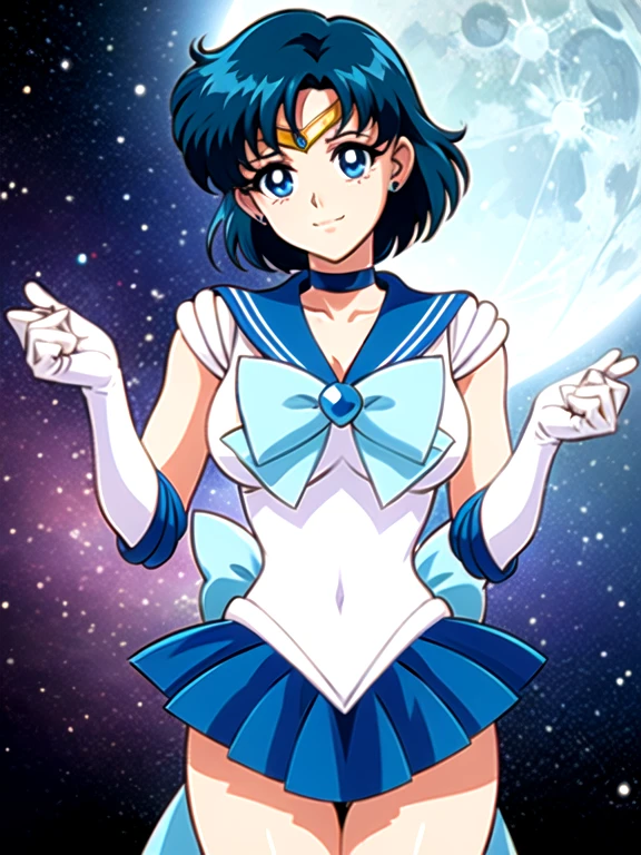 (top-quality:1.3), (masterpiece:1.4),(Anatomically correct), (Full limbs),(complete fingers),(Precise fingertips), (Fine details),(8K),Photorealista,Sailor Moon!!!!!!!!, Sailor Moon Style,by Sailor Moon, Sailor Senshi Uniform,(Sailor Mercury:1.25),aqua eyes, Dark green hair,Blue choker,
ful:1.3,stands,masterpiece,。.3d,realisitic,Ultra Micro Photography,Ultra Detailed CG Unity ,frombelow,(1 female),20yr old,(Mer1, tierra, Sailor Senshi Uniform,white glove,Blue sailor color,a blue skirt,Sailor Senshi Uniform:1.2,Sailor Mercury:1.2,meishaonv),shorth hair,short blue hair:1.2,Sailor Senshi uniform revealed,Shiny blue color sexy pleated mini skirt:1.3,(very large blue-colored bow in the center of the chest,,:1.4,Golden tiara on the forehead:1.5,Blue gloves on the elbows:1.1,Bare upper arms:1.1,Long knee high boots in shiny blue enamel、Luxurious gold decoration:1.3,Saturated wide blue color, Saturated Blue Sailor Color,Long white latex gloves with luxurious gold décor:1.3,very large blue bow behind the waist,,:1.1,Blue choker,Cleavage looks sexily boldly big,Blue star-shaped earrings)),partedbangs,((seducting smile,Very pretty face,Details of face:1.5,Bright blue eyes,Beautiful face,beautidful eyes,shinny eyes,thin lipss:1.3,thin and sharp pale eyebrows,,long dark eyelashes,Double eyelashes)),Luxurious Golden Jewelry,(Very thin and fitting high gloss white holographic leather:1.3),Bold and sexy slender high leg gravette swimsuit,(battle posture), Huge white wings,thin and muscular muscles,Muscular abs,a small face,huge-breasted,perfectly proportions,big breasts thin waist,SEXY Model Pose,Visible Pore,perfect hand:1.5,octane renderings,highly dramatic picture,Strong natural light,sunlights,exquisite lighting and shadow,dynamic ungle,DSLR Harp,Focus:1.0,Maximum clarity and sharpness,(The divinity of water,Splattering on the background of the space,Dynamic water background,Waterman: 1.2,water,polka dots,Water hair,Dynamic Frames,Mercury,rays of moonlight,a moon,Dynamic backgrounds,Bac