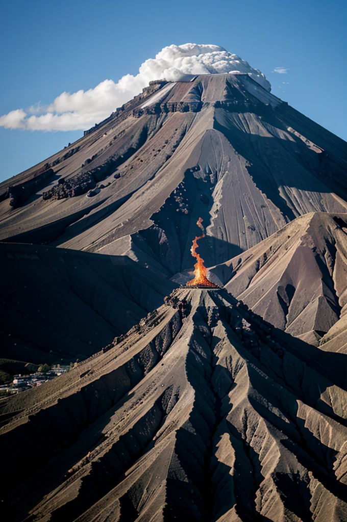 One volcano