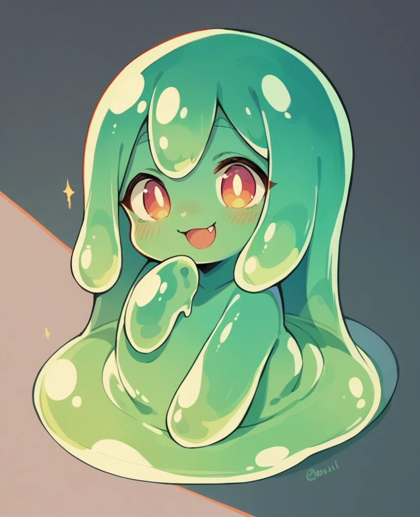 cute,slime girl