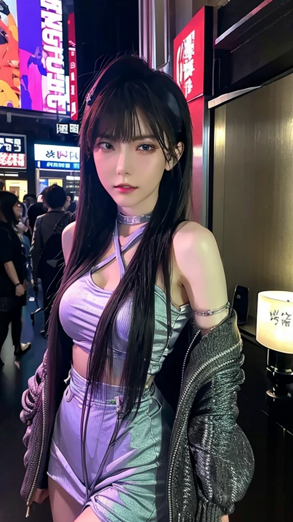 Cyberpunk cool women in Shibuya