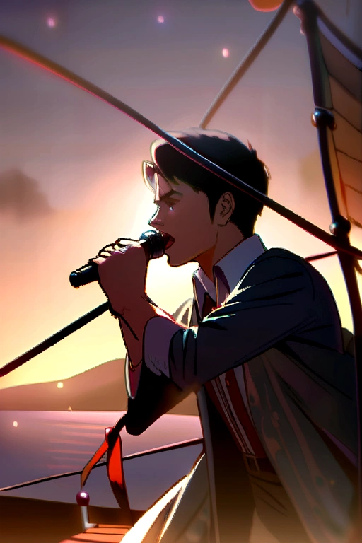 Elvis Presley singing "wonder of you"