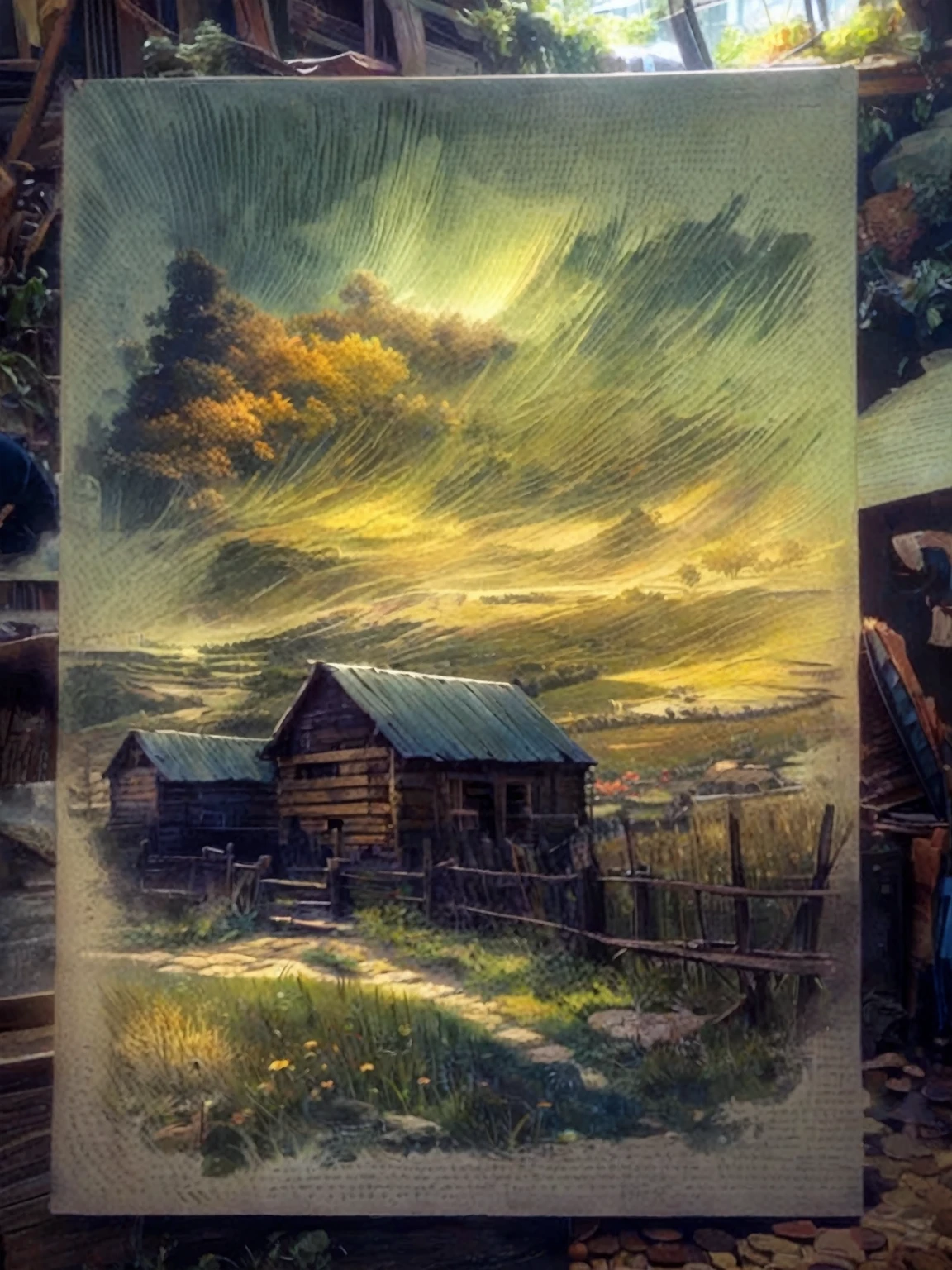 (masterpiece),
a landscape of a dreamland countryside,
dim light,
fantasy,