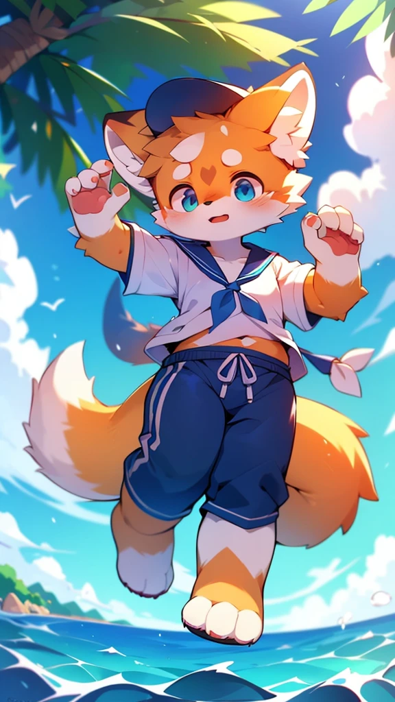 Red Panda Uncle,Ocean,Sailor suit,セックス