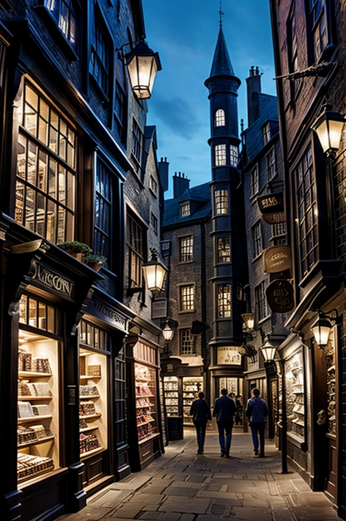 makes a store located in diagon alley the store is called Mike's place