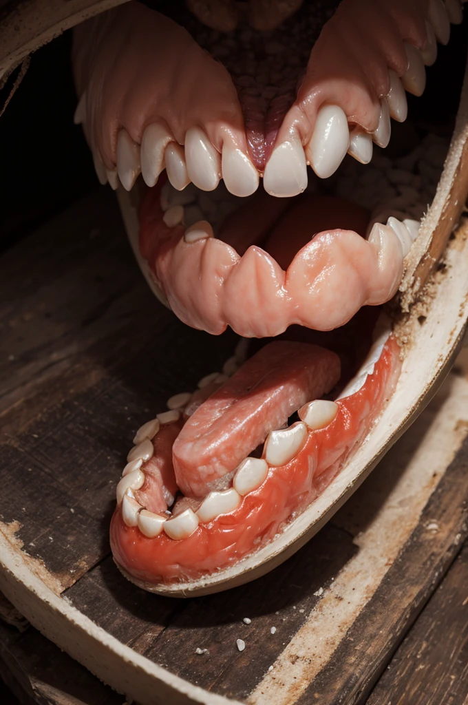 Decayed tooth to the pulp