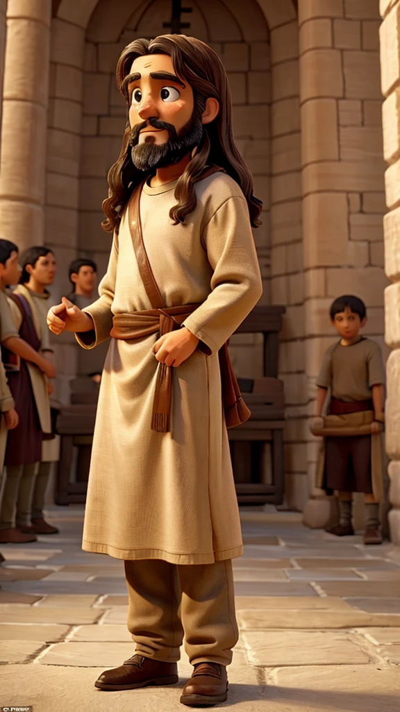 One of the oldest artists in the Bible was Jesus Christ, who was standing in front of many people and speaking