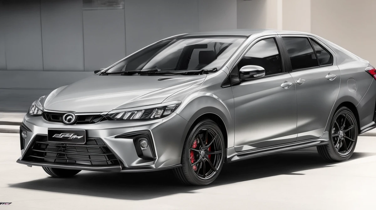 a highly detailed photorealistic 1jdm car, intricate engine components, glossy paint, chrome accents, dynamic motion blur, dramatic lighting, cinematic composition. Sedan. Sportrim enkei