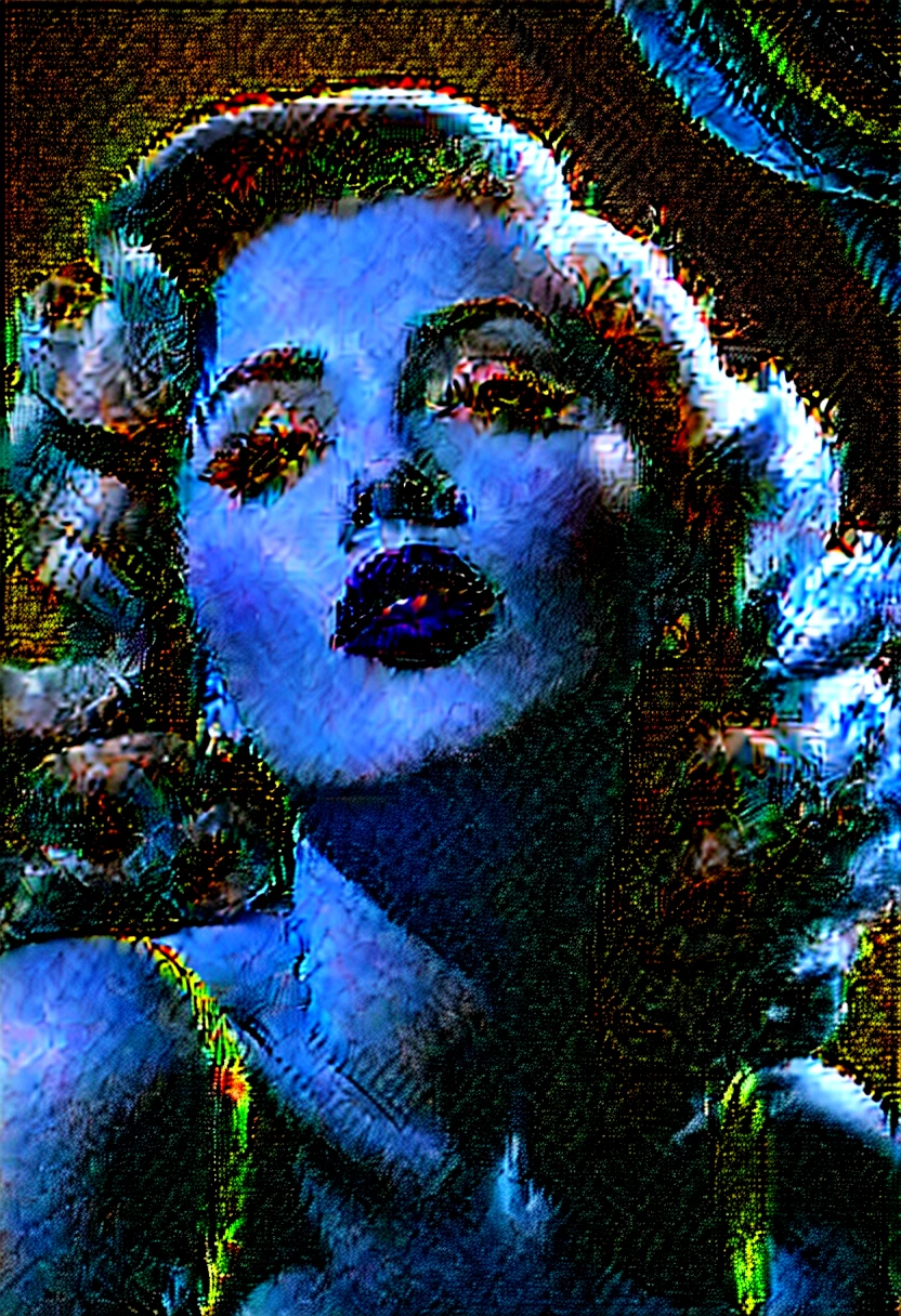 A color retro pin-up of a beautiful woman as seen from an upward point of view, in the style of Vargas, intricate details, hyper-realistic, Chiaroscuro lighting