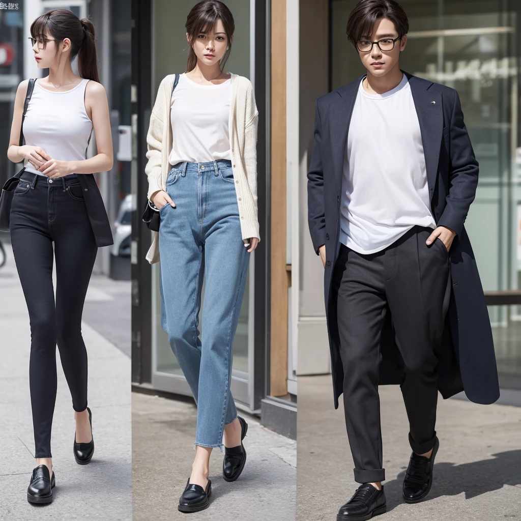 Very realistic。masterpiece。The texture is realistic。An image of the lower body of a person wearing only pants