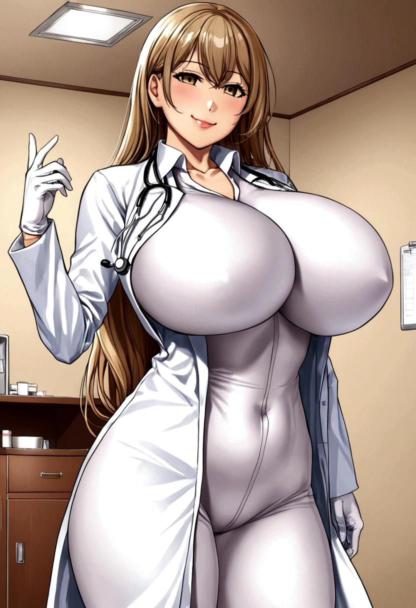 big breasts doctor prostitute Bodysuit smile