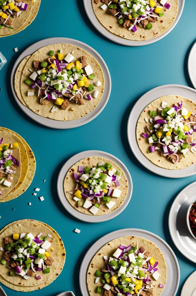 Counters to serve with Mexican style(Tacos)