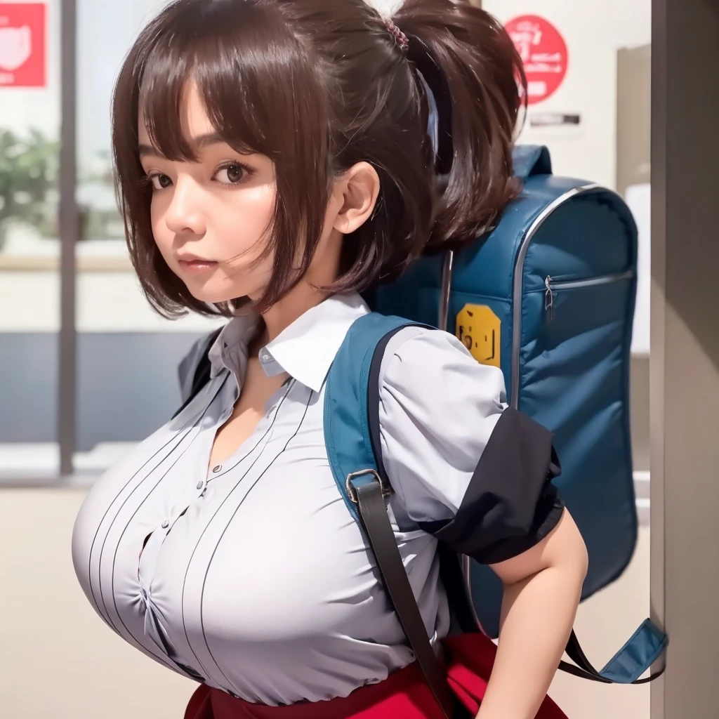 50 years Old, Hijab Indonesian mature woman, Big Tits : 66.9, Gamis, Breast out from her clothes : 1.9, at doctor office, Dark light, at Nighttime