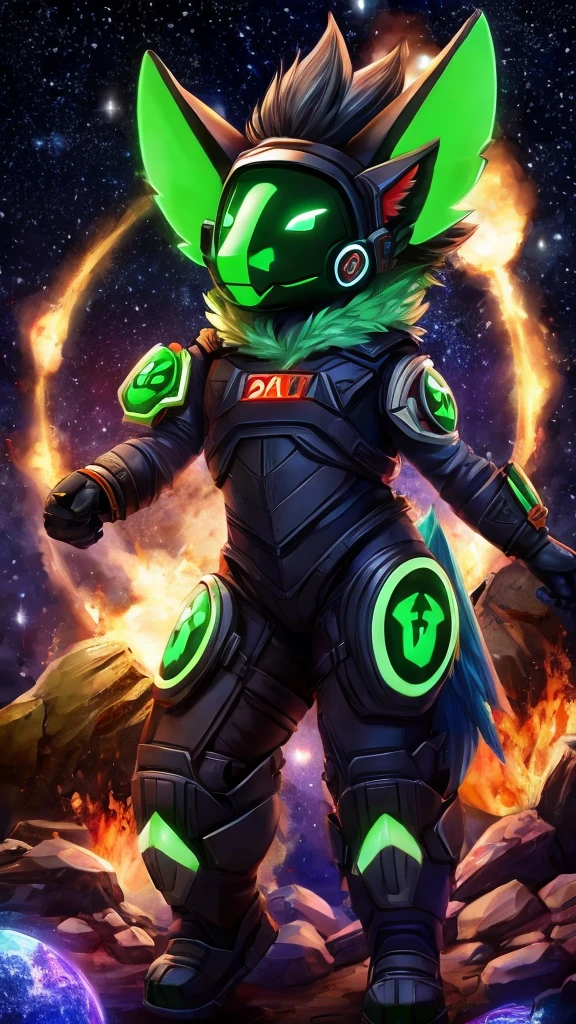 green protogen look at stars