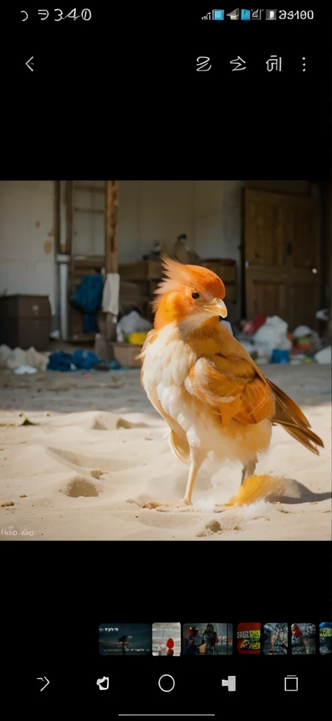 You can create an image like that but with the red chick