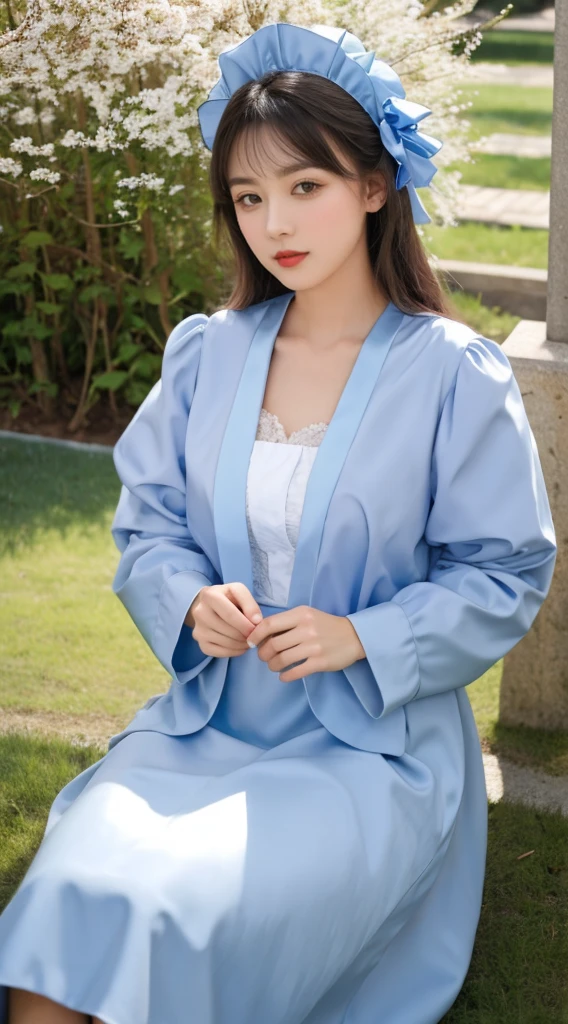 1fille,(personne seule:1.4),(Costume d'affaires blanc:1.4),Bouquet blanc,sans chemise