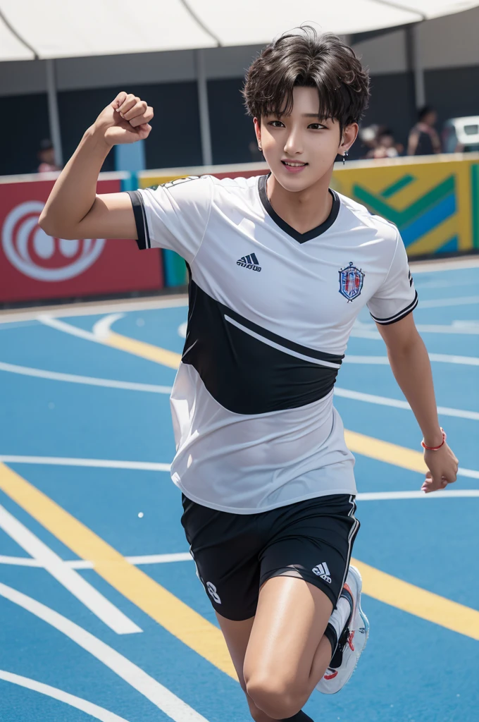 Changbin from stray kids skipping Carnival in Rio de Janeiro 