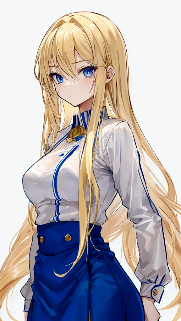 Mai: Long flowing blonde hair, intense blue eyes,  yet athletic build, stands at 5'5" (165 cm). Her style varies from casual chic to combat-ready attire, depending on the situation.