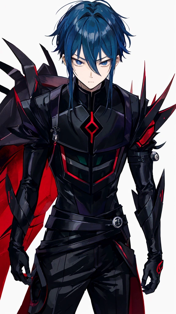 Shun: Similar appearance to Shinji but with a colder demeanor, sharper features, and a more intense gaze. Like a black demon