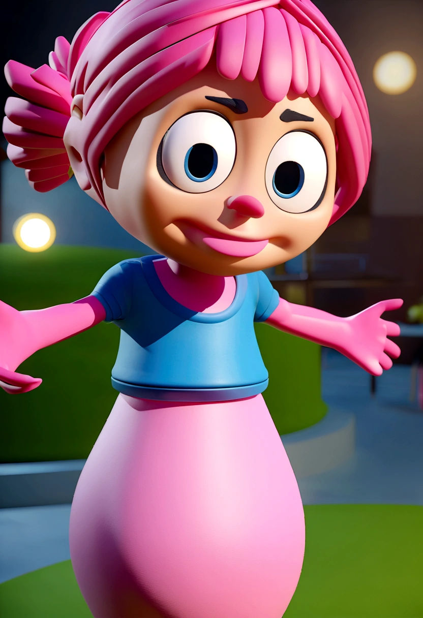 Cartoon character of a man in a blue shirt, animation character, stylized character, animation style rendering, 3d stylized, Arnold Maya rendering, Stylized 3D rendering, toon render screenshot, 3d character, 3d character, Stylized 3D rendering, 3D character rendering, cartoon character, Personagem de close up, character posing, (Pixar-style) (master part:1.2) (bokeh) (best qualityer) (skin detailed) (detailed texture) (8K) (Argilla) (cinematic lighting) (sharp focus
