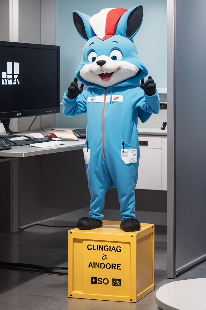 Mascot indicating disclosures