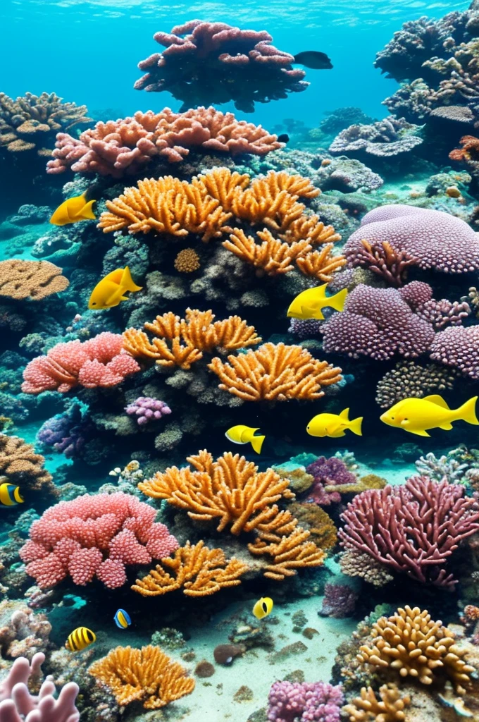 arafed coral reef with a variety of different types of corals, a picture by Dietmar Damerau, flickr, sumatraism, colorful coral reef, coral reef, tropical reef, coral sea bottom, vibrant corals, reefs, corals, elegant coral sea bottom, coral reefs, colorful coral, beautiful colorful corals, overgrown with colorful coral