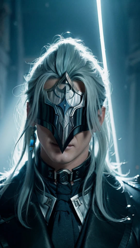 In realistic painting portrait of high quality and detail, Dottore (Genshin Impact), (best quality,4k,highres:1.2), ultra-detailed, (realistic,photorealistic:1.37), 1man, full body, 30-year-old man, sharp features, detailed face, angry smiling expression, He has long blue hair and wears a black pointed mask covering his eyes. He is wearing a white coat with silver inserts over a blue shirt and loose black trousers. There are a lot of black belts and blue details on the clothes. Dottore wears black fur, which is attached to the right shoulder pad, resembling a plague doctor mask, dark and moody lighting, portrait, contrasting colors, subtle shadows, mysterious atmosphere, outdoors, snow, Red Square on the background, He's stands on the 19th century Red Square, (ultra-high detail:1.2), Masterpiece, Best Quality, Ultra-detailed, Cinematic lighting, 8K, delicate features, cinematic, 35 mm lens, f/1.9, highlight lighting, global lighting –uplight –v 4, Cinematic lighting, 8K, high quality, Highest Quality, (Solo Focus), (extremly intricate:1.3), (Realistic), masterful, Analog style, (Film grain:1.5), (warm hue, cold tone), Mystical powers, fantasy, Depth & Perspective, movie style, dark and mysterious atmosphere, 