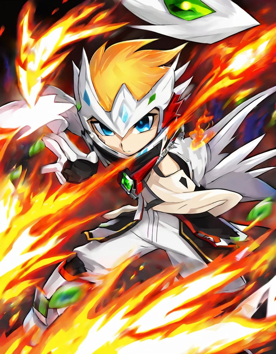 white human pele, better aesthetics, lolsplashart, standing alone, ung boy, containment, blue colored eyes, missiles, elsword, male focus, citys, pants, missilesduras, Ablaze, colored fur, , shoulder missilesduras, gem, Ablaze eyes, duck.