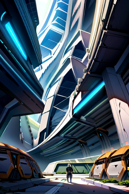 Futuristic technological excavation,capable of carrying out constructions automatically,without the need to be controlled by a human being