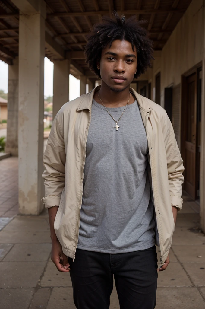 Beautiful black guys, with perfect face, 22 years, standing, with jacket, he's tall, slim
with afro, in africa city