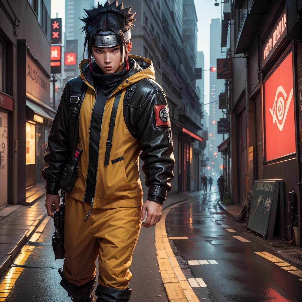 naruto in cyberpunk more details