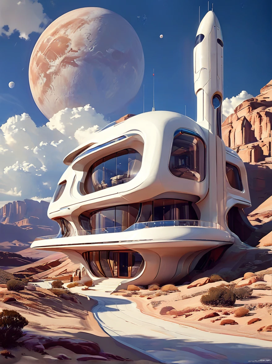 futuristic home sci fi