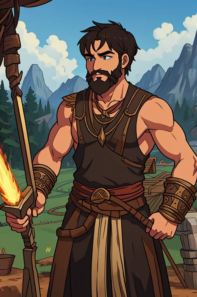 Ògún - blacksmith god, lord of metals and god of war agriculture and technology.