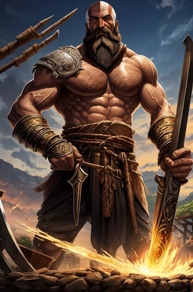 Ògún - blacksmith god, lord of metals and god of war agriculture and technology.