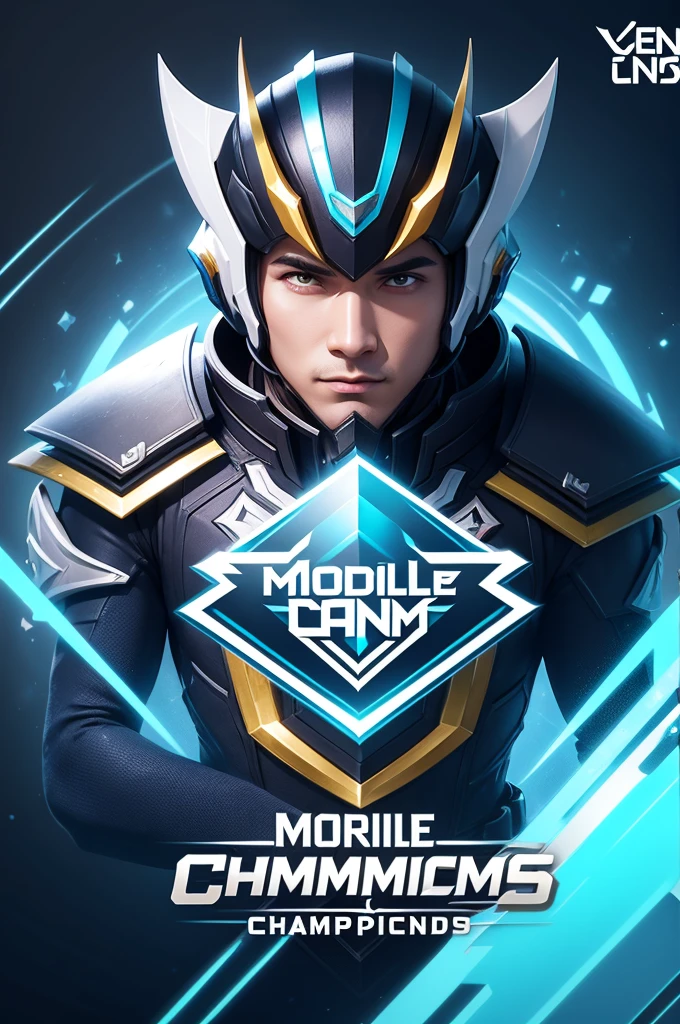 Create a modern and vibrant logo for a Mobile Legends championship called &#39;Ultimate Legends League&#39;. The logo must incorporate game elements, like heroes and skills, and convey a sense of competition and excellence. Use dynamic and vibrant colors that attract attention and are associated with the eSports universe. The logo must be styled in a way that is easily recognizable and versatile for use on various promotional materials, como banners, t-shirts and social media.