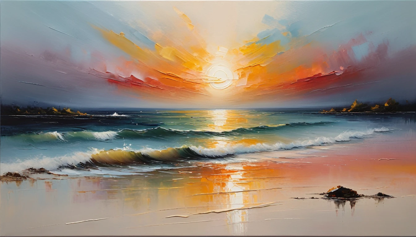 Create a plain canvas, evocative background using the expressive and textured brushstrokes Use a muted color palette with subtle variations in tone to create depth and visual interest. Focus on the tactile quality of the oil paint, incorporating gentle gradients and soft transitions between colors. Allow the brushstrokes to remain visible, adding a sense of raw emotion and intimacy to the background.