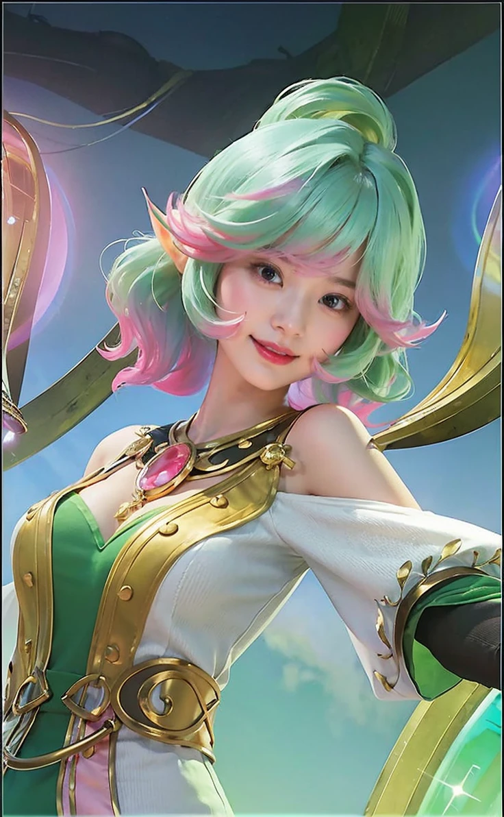 (8K、Raw photo、highest quality、masterpiece:1.2)、(realistic、Photoreal:1.37)、super detailed、Super high resolution、1 girl、see the beholder、beautiful and detailed face、laughter、narrow、(slim waist) :1.3)、shortcut、Beautiful and smooth skin、Beautifully shaped huge breasts、skin texture、floating hair、professional lighting、human body as a whole、brown hair、whole body、Off-shoulder knit dresses