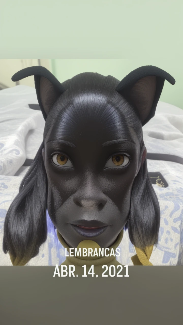 Uma mulher branca 26 anos, com cabelos loiro claro, rosto fino, com sorriso encantador, segurando um microfone, na igreja, Wearing purple jumpsuit with yellow and blue pant pockets and long black mage shirt , Teaching Children and Brown Eyes, Estilo Disney Pixar, com cores brilhantes