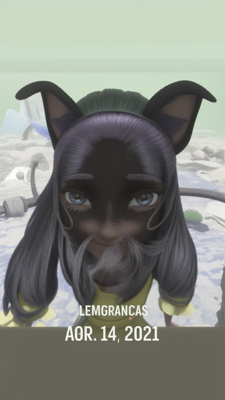 Uma mulher branca 26 anos, com cabelos loiro claro, rosto fino, com sorriso encantador, segurando um microfone, na igreja, Wearing purple jumpsuit with yellow and blue pant pockets and long black mage shirt , Teaching Children and Brown Eyes, Estilo Disney Pixar, com cores brilhantes
