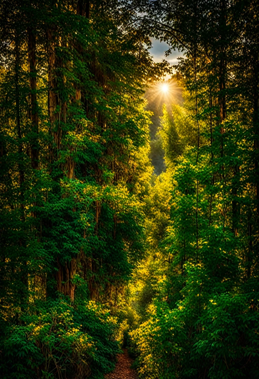 Sunlight scattered in rainbows through the leaves, Creating a show of colors. E o som... ah, the sound was of laughter and soft singing, a melody that touched the soul and made it impossible not to smile. The scenery was simply magical: the vegetation seemed to shine with its own light, and the air was filled with a sweet and enchanting fragrance.And the animals! I've never seen anything like it. first, I found a deer with crystal antlers. They twinkled like stars, and his eyes, Meus amigos, They were windows to another dimension. It seemed like he understood my every thought. We were connected in an indescribable way, as if he holds the secrets of the forest and is willing to share them with me.