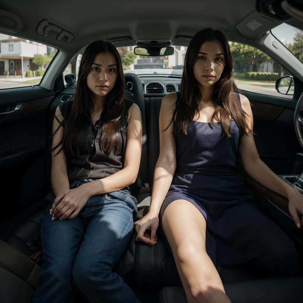 alone in a car 