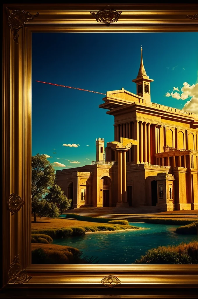 Generate 20 surreal images with cinematic aspects and colors about Freemasonry

